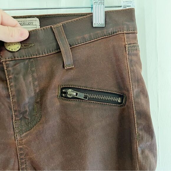 Current/Elliot Soho Zip Stiletto Skinny Ankle Pants - Picture 9 of 10